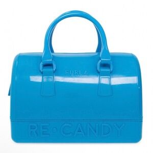Furla Vibrant Blue Candy Satchel